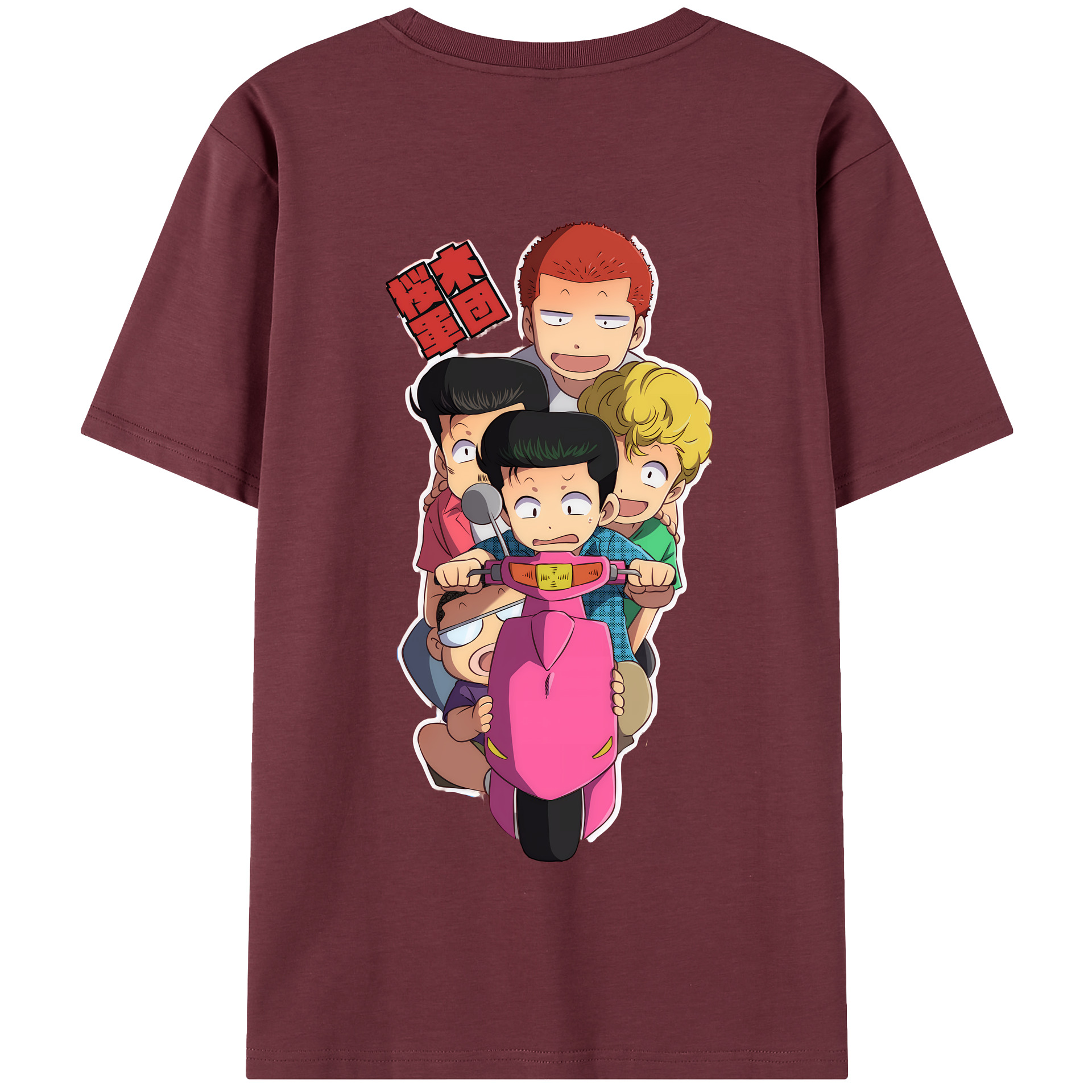 SLAM DUNK／スラムダンク 綿100％半袖Tシャツ（背面プリント）